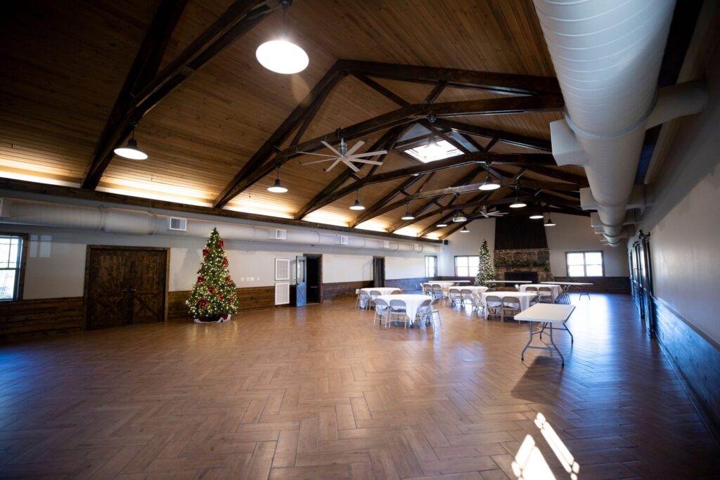 a group of people in a room